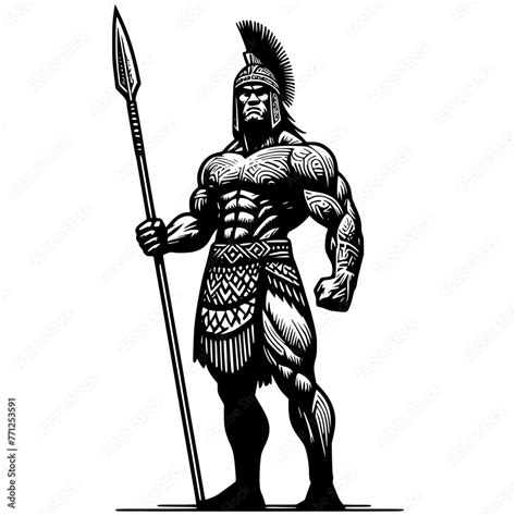 Native Samoan Warrior Samoan Svg Tongan Svg Native Warrior Svg