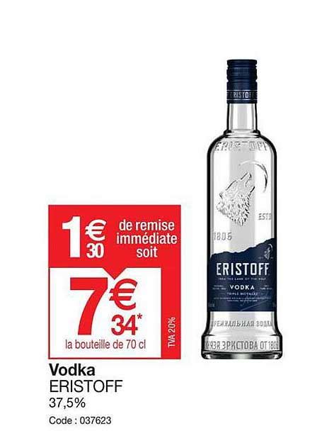 Promo Vodka Eristoff Chez Promocash Icatalogue Fr