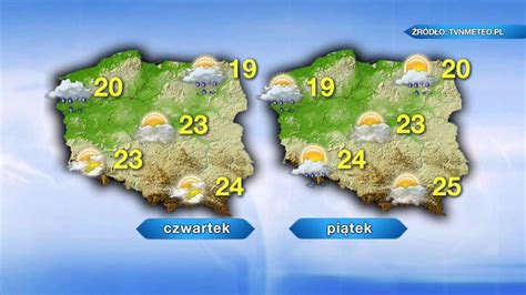 Prognoza Pogody Na Czwartek Sierpnia R Jaka B Dzie Pogoda W