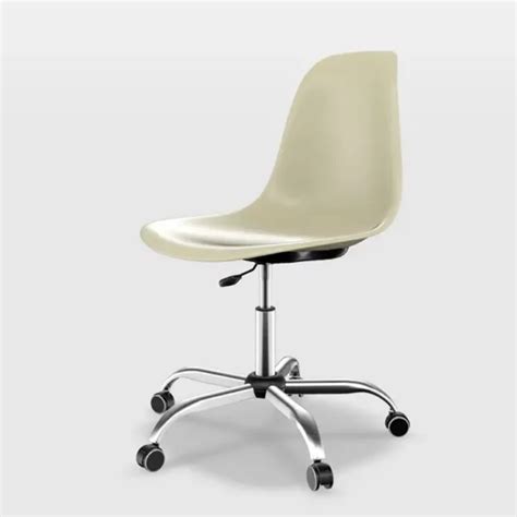 Cadeira Eames Pp Office Cromado Emporium Mlx