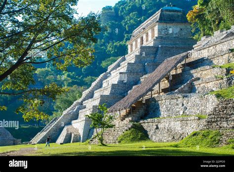 Temple of the Inscriptions, Palenque, Mexico Stock Photo - Alamy