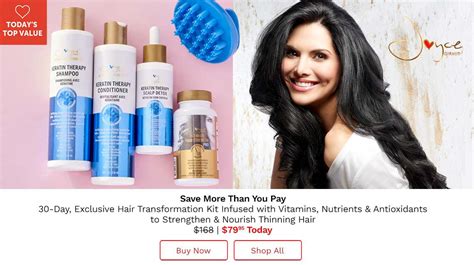 Shophq Joyce Giraud 30 Day Hair Transformation Kit Tvshoppingqueens