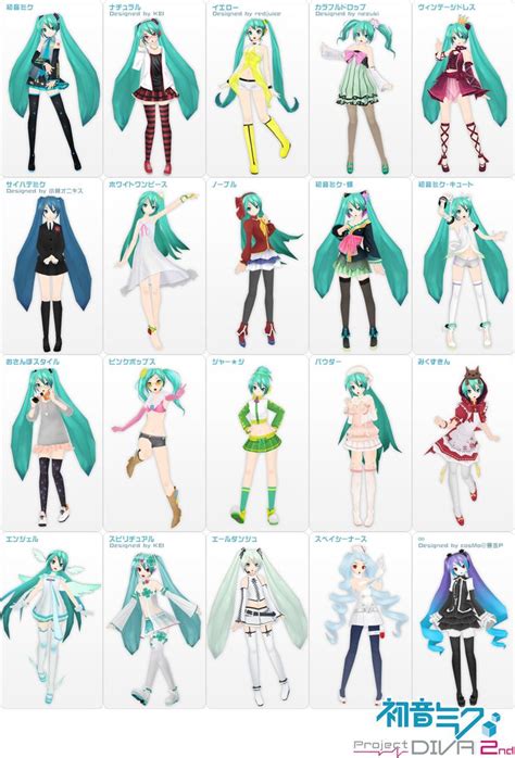 Vocaloid Hatsune Miku Outfits Miku Hatsune Vocaloid Hatsune