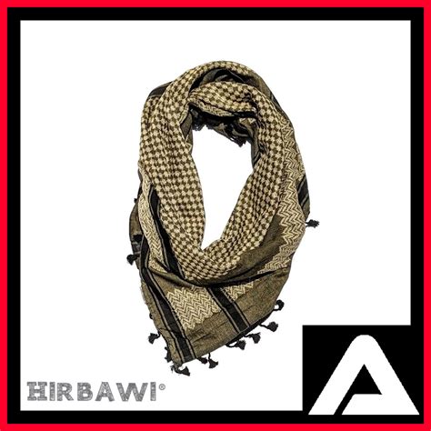 Hirbawi Kufiya Royal Yellow Authentic Made In Palestine Keffiyeh