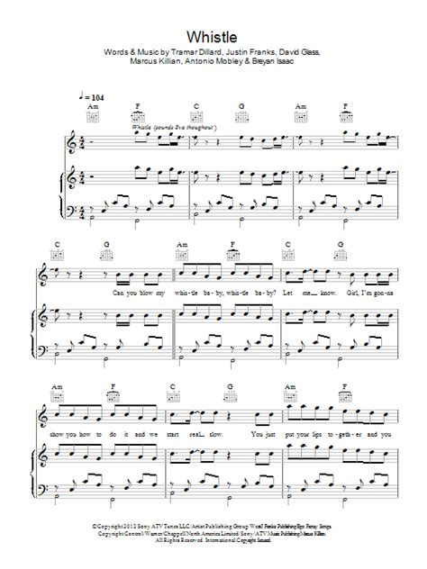 Whistle | Sheet Music Direct