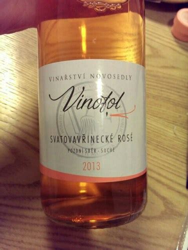 Vinarstvi Novosedly Vinofol Svatovavřinecké Rosé Vivino