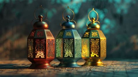 A 3D Illustration Of A Fanoos Fanous Or Ramadan Lantern With Handle