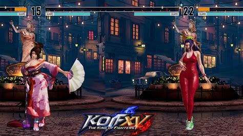 King Of Fighters Xv Mai Shiranui Vs Luong Pc Mod Youtube