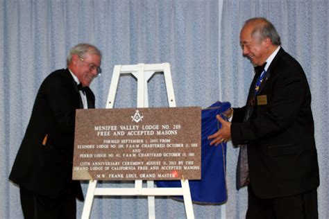 Masonic Life Network Blog Archive Menifee Valley 125th Anniversary