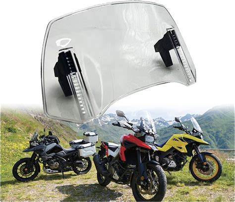 Universal Motorcycle Windshield Extension Adjustable Spoiler Deflector