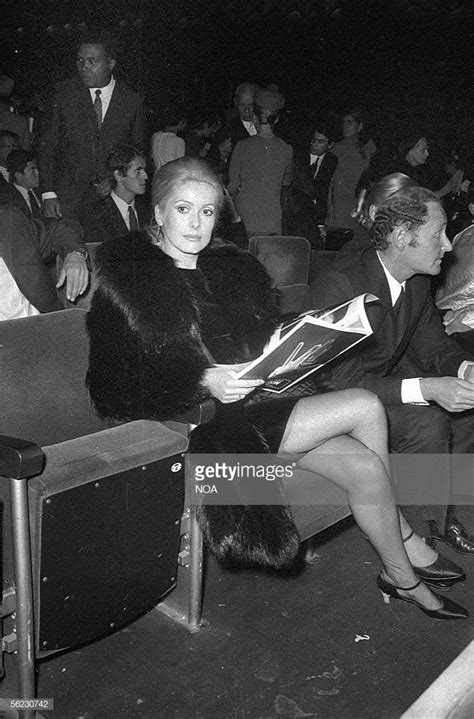 Catherine Deneuve French Actress And Gilles Dreyfus Lawyer At A