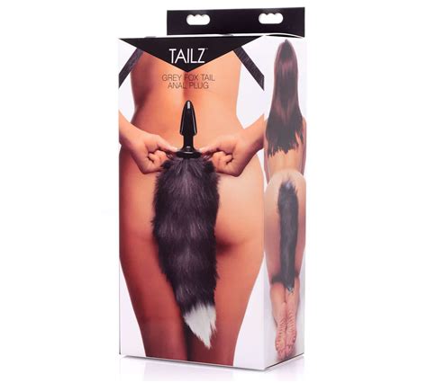 Ultra Sexy Plug Anal Cola De Zorro Gris Tailz Plug M Tienda Erotica