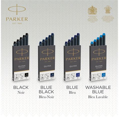 Parker Tintenpatronen F R F Ller Lange Patronen Auswaschbare Blaue