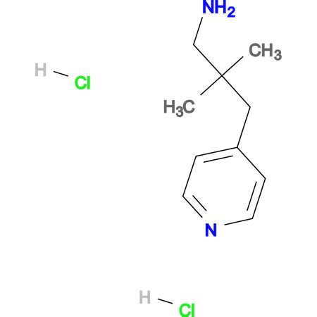 2 2 Dimethyl 3 Pyridin 4 Yl Propan 1 Amine Dihydrochloride 10 476615