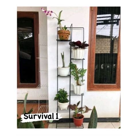 Jual STANDING POT SUSUN 6 RAK BUNGA BESI SNI 6MM Shopee Indonesia