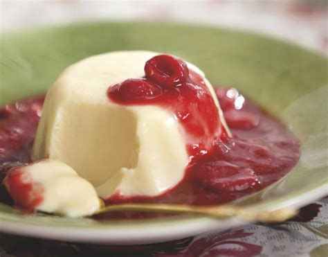 Panna Cotta Met Frambozencoulis