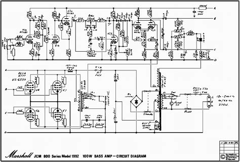 Schematic Diagram For Marshall Jcm 2000 Tsl60 Marshall Jcm 2