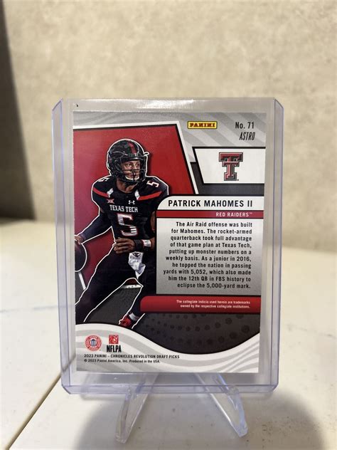 Panini Chronicles Draft Picks Revolution Astro Patrick