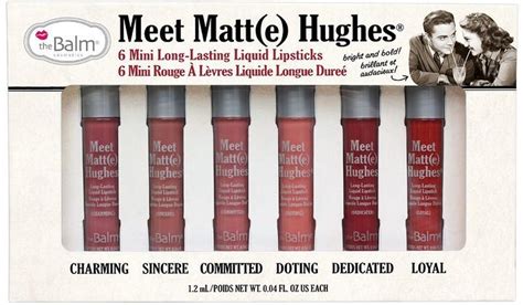 TheBalm Meet Matt E Hughes Mini Liquid Lipstick Set Limited Edition