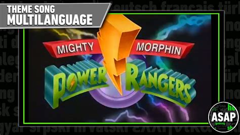 Mighty Morphin Power Rangers Theme Song Multilanguage Requested