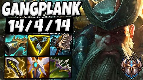 Gangplank Vs Graves Top Lol Korea Challenger Patch 129 Youtube