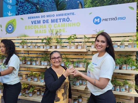 MetrôRio distribui mudas de plantas ViaVerde News