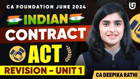 Indian Contract Act CA Foundation Revision CA Foundation June 2024