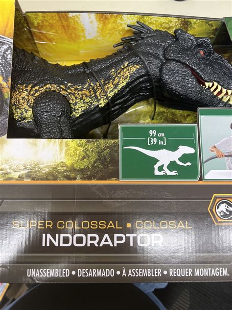 NEW 2023 Mattel Jurassic World Super Colossal Indoraptor 3Ft Dinosau