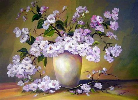 Imágenes Arte Pinturas Bodegón Jarrón de Flores Pintura Óleo