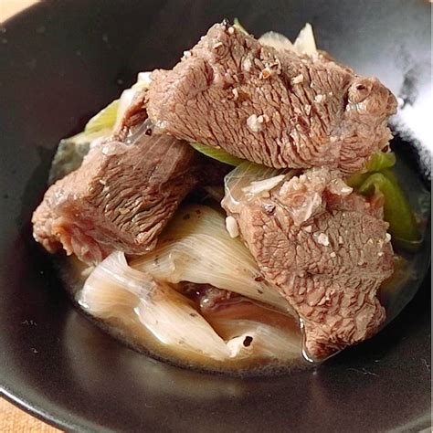 あっさり 牛すね肉の塩煮込み 作り方・レシピ クラシル