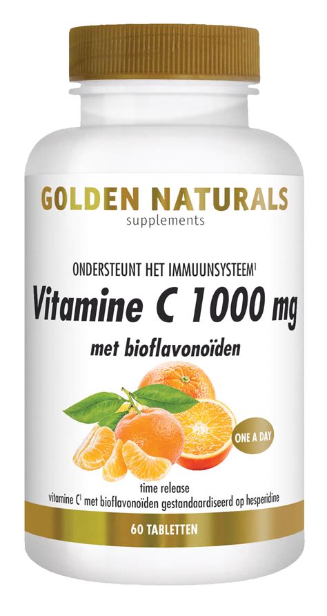 Golden Naturals Vitamine C 1000 mg met bioflavonoÃden Vitadvice BV