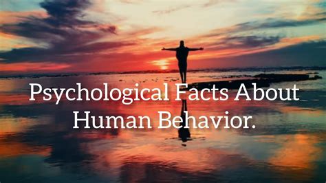 Psychology Of Human Behaviour Psychological Facts Psychology Facts Human Psychology Youtube