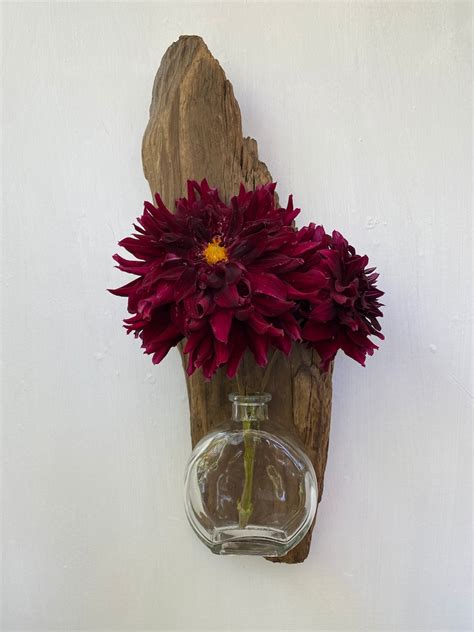 Driftwood Reclaimed Wood Vase Rustic Home Decor Beach Home Etsy