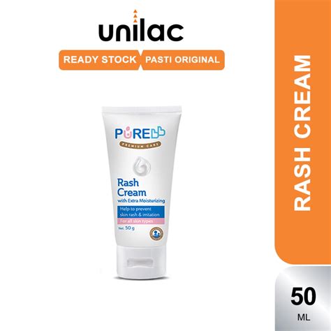 Jual Pure Bb Rash Cream 50gr Krim Ruam Popok Bayi Dan Anak Pure Baby