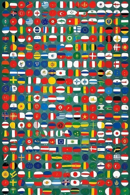 All Country Flags Of Euro Cup Premium Ai Generated Image