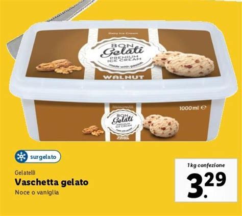 Offerta Gelatelli Vaschetta Gelato Noce O Vaniglia Kg Nel Volantino