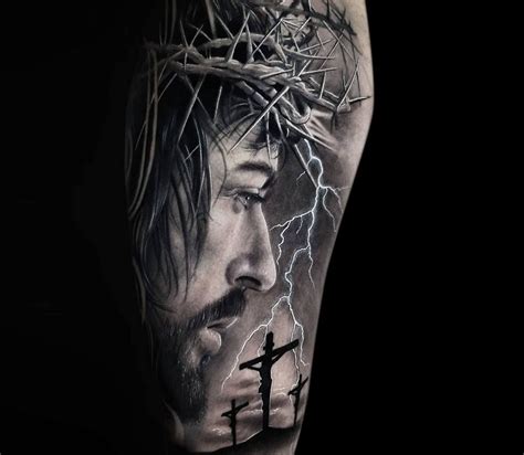 Photo Jesus Christ Tattoo By Michael Dagostini Photo 30647 Jesus