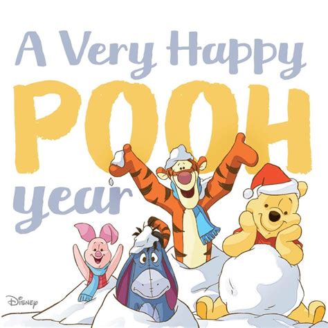 Happy New Year From Winnie The Pooh And Friends 🎊🎆🍯 Winnie The Pooh