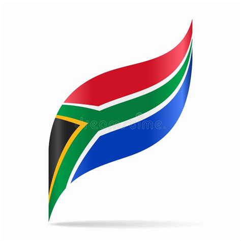 South African Flag Wave Shape Stock Illustrations 70 South African