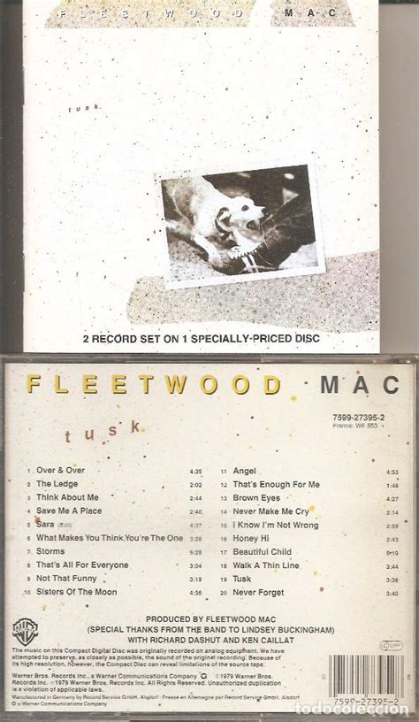 Fleetwood Mac Tusk Cd Warner Bros Records Comprar Cds De M Sica