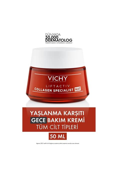 Vichy Liftactiv Collagen Specialist Night C Vitamini İçeren Leke ve