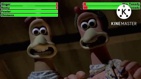 Chicken Run 2000 Final Battle With Healthbars Youtube