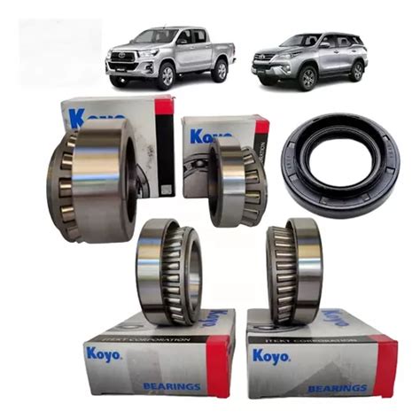 Kit 4 Rolamento Diferencial Dianteiro Hilux Sw4 2016 2023