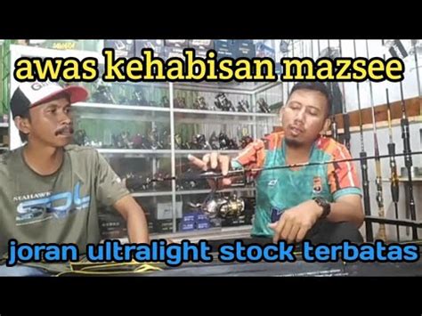 Di Sale Lagi Bosqu Joran Ultralight Carbon Solid Youtube