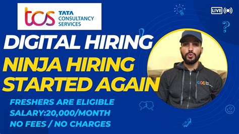 TCS Bulk Hiring Freshers 30 000 Openings For Freshers TCS Off