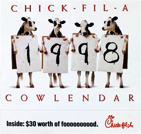 Chick Fil A Calendar Best Calendar Example