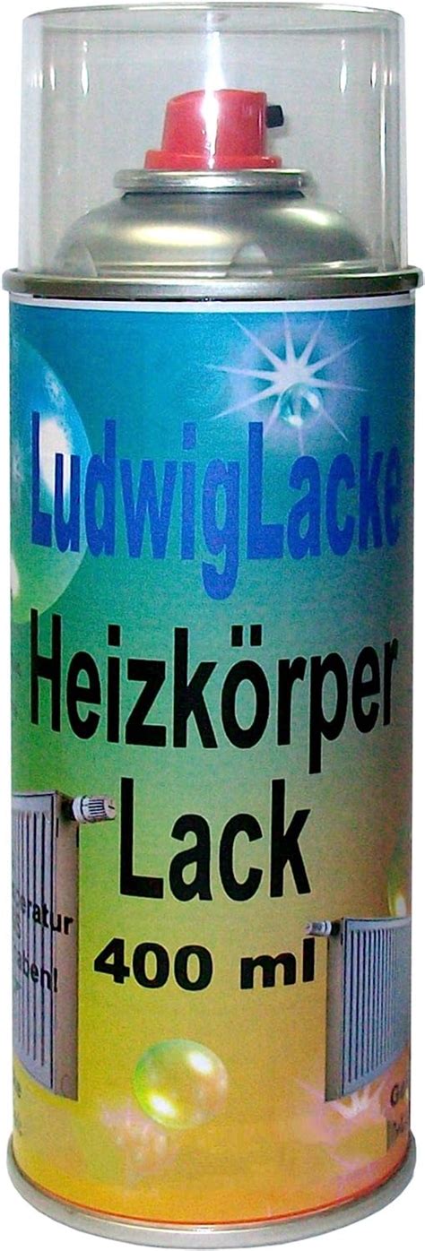 Ludwig Lacke Heizk Rperlack Spray Ral Tiefschwarz Matt Ml