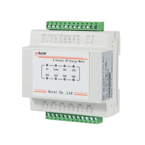 Acrel Multi Circuits DIN Rail DC Energy Meter For Data Center And Tower