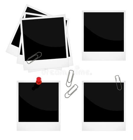 set  photo frame stock vector illustration  instant