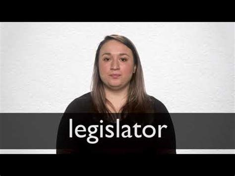 LEGISLATOR definition in American English | Collins English Dictionary